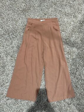 Brown Flowy Pants